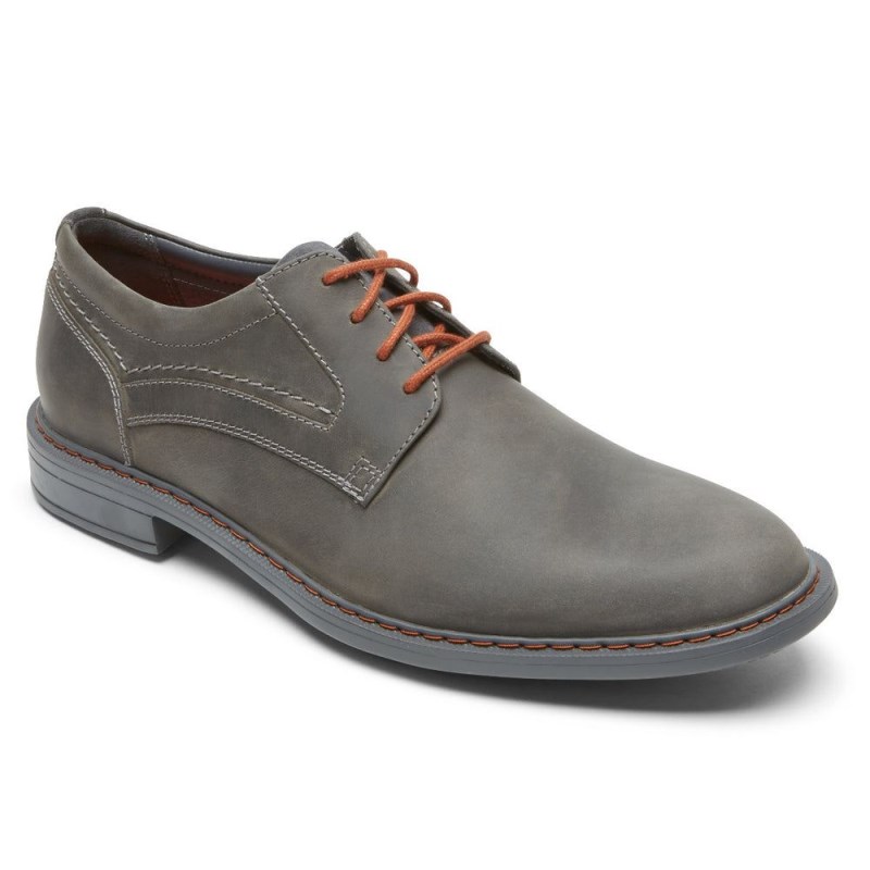 Men Rockport Tanner Plain Toe Oxford Shoes Grey USA | GD9-55145