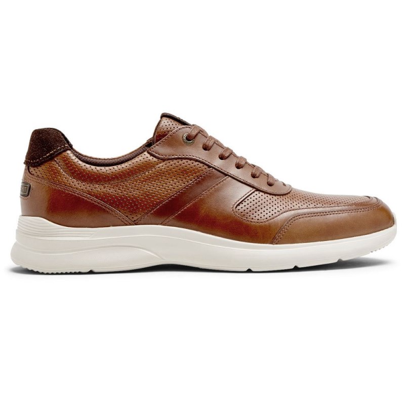 Men Rockport Total Motion Active Mudguard Sneakers Brown USA | HI8-79657