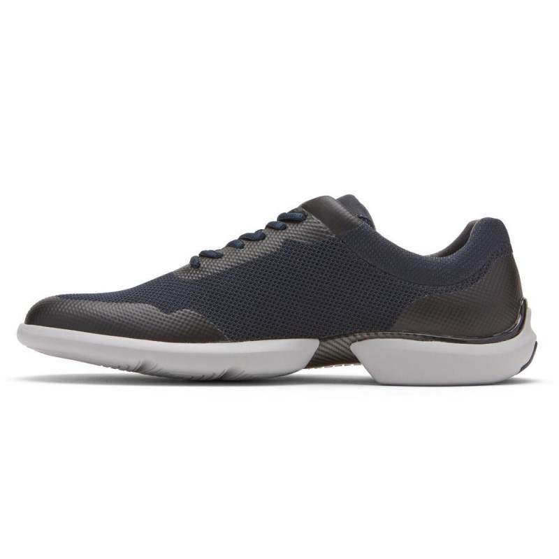 Men Rockport Total Motion Advance Sport Plain Toe Sneaker Oxford Shoes Navy USA | HE0-87458