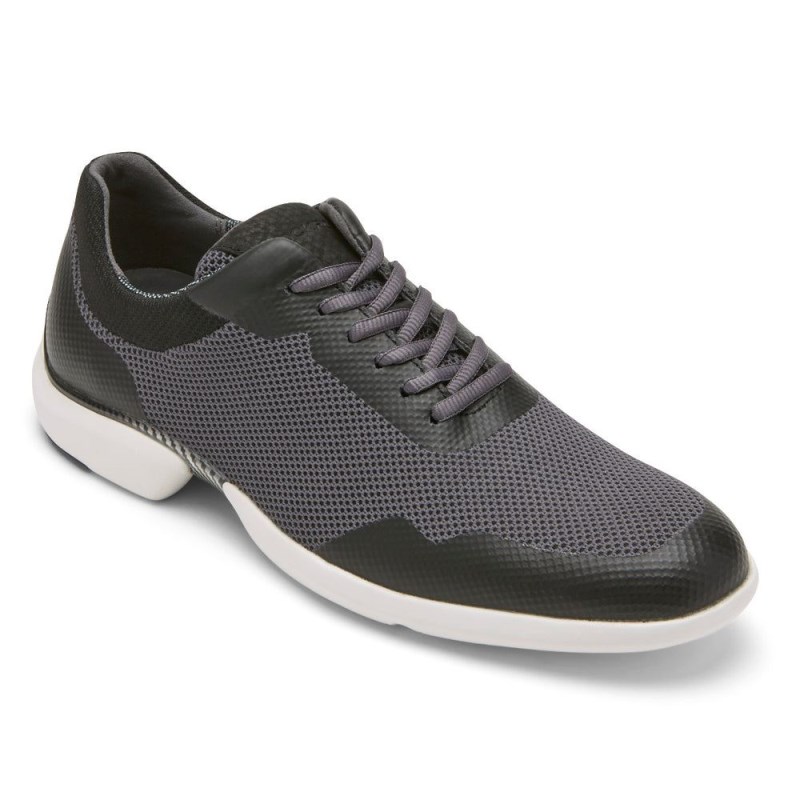 Men Rockport Total Motion Advance Sport Plain Toe Sneaker Oxford Shoes Grey USA | JT7-55295