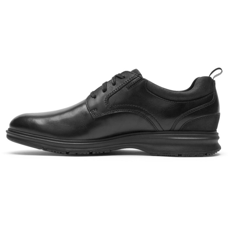 Men Rockport Total Motion City Plain Toe Oxford Shoes Black USA | FG2-16551