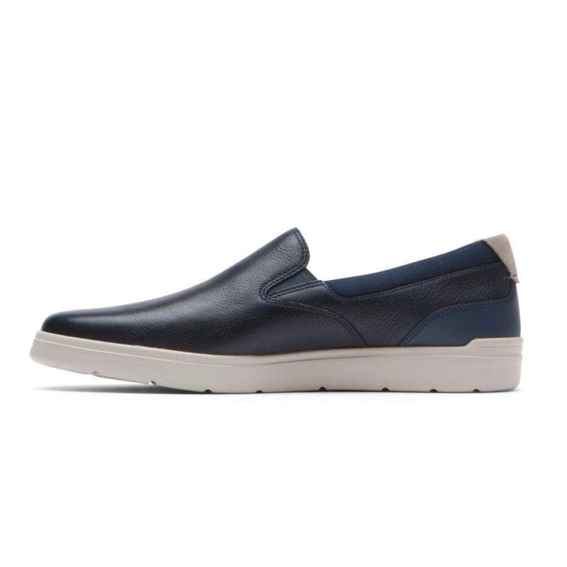 Men Rockport Total Motion Court Slip-On Sneakers Navy USA | DH4-10981