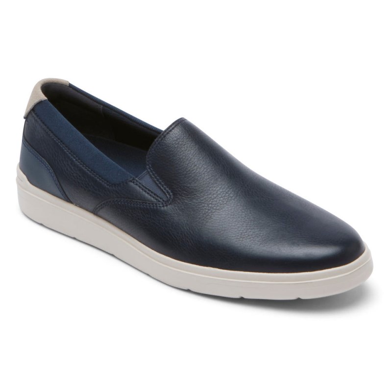 Men Rockport Total Motion Court Slip-On Sneakers Navy USA | DH4-10981