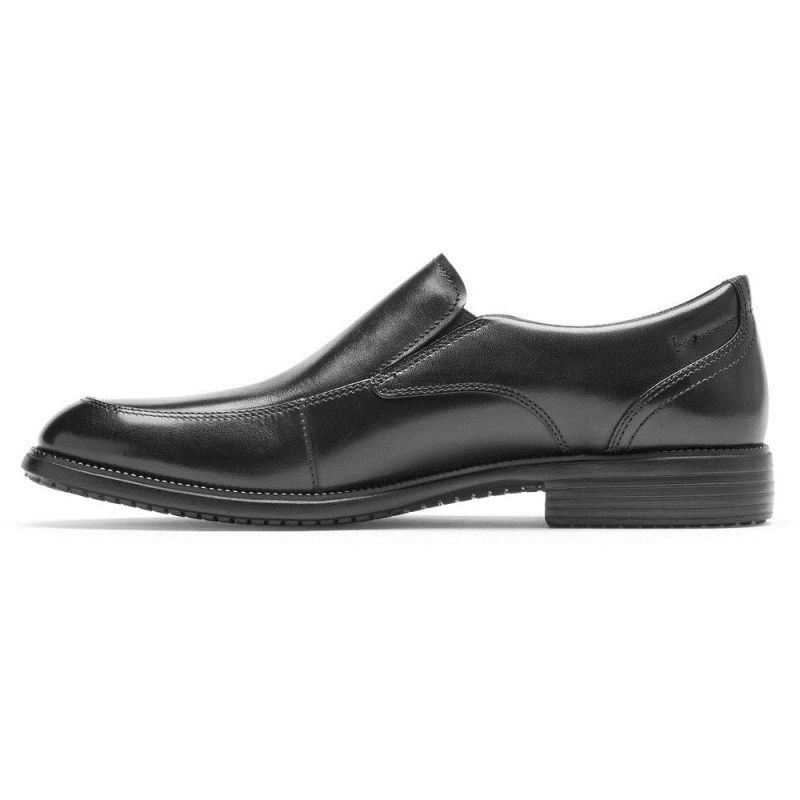 Men Rockport Total Motion DresSport Slip-On Loafers Black USA | TZ9-29162