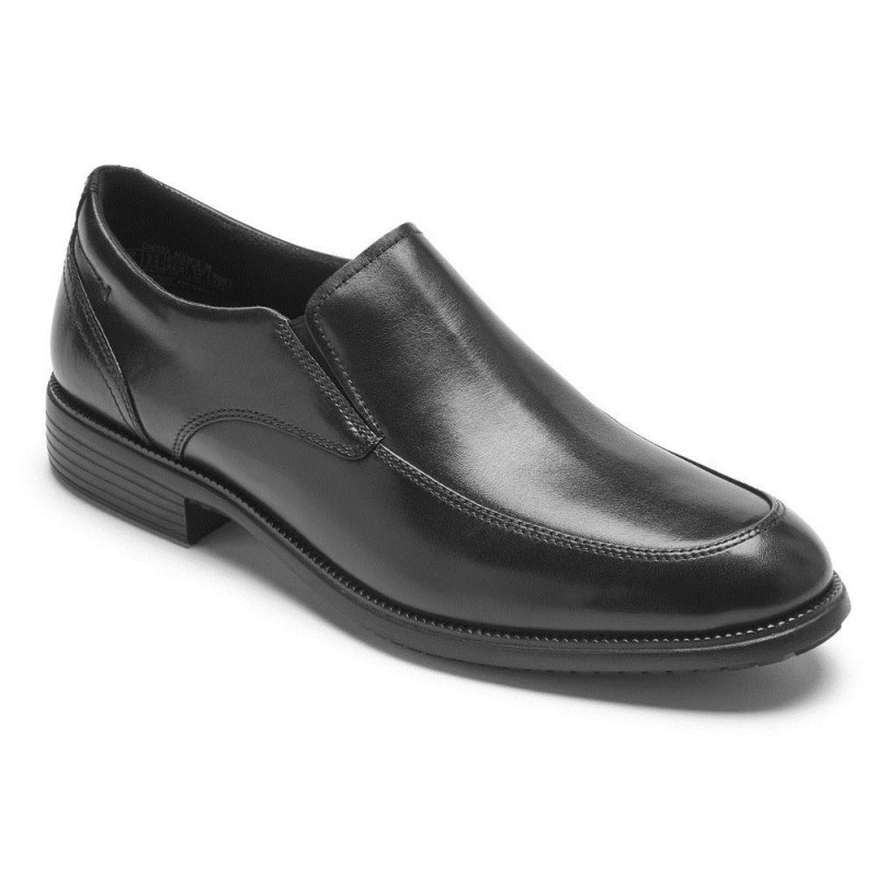 Men Rockport Total Motion DresSport Slip-On Loafers Black USA | TZ9-29162