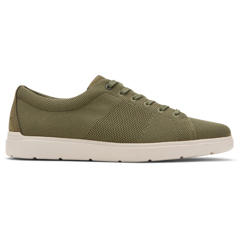 Men Rockport Total Motion Lite Mesh Lace-to-Toe Sneakers Olive USA | PE2-43654