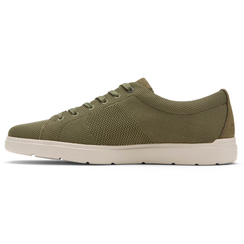 Men Rockport Total Motion Lite Mesh Lace-to-Toe Sneakers Olive USA | PE2-43654