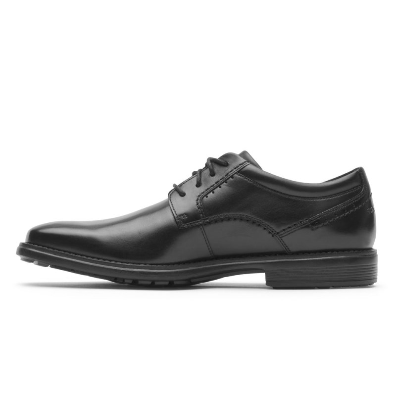 Men Rockport Total Motion Next Gen Plain Toe Dress Shoes Black USA | TD8-19071