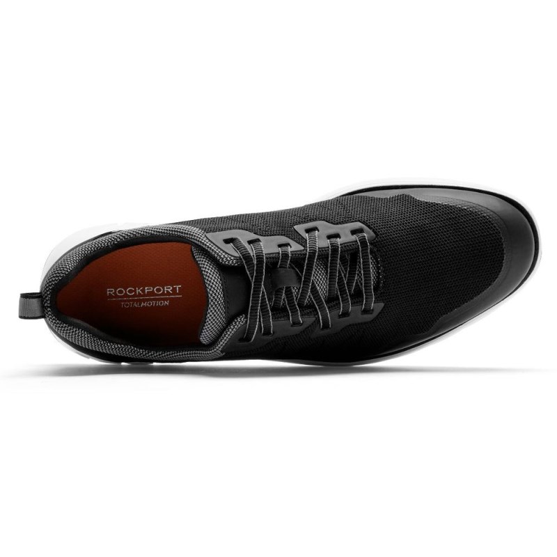 Men Rockport Total Motion Sport Mudguard Sneakers Black USA | MI6-87428