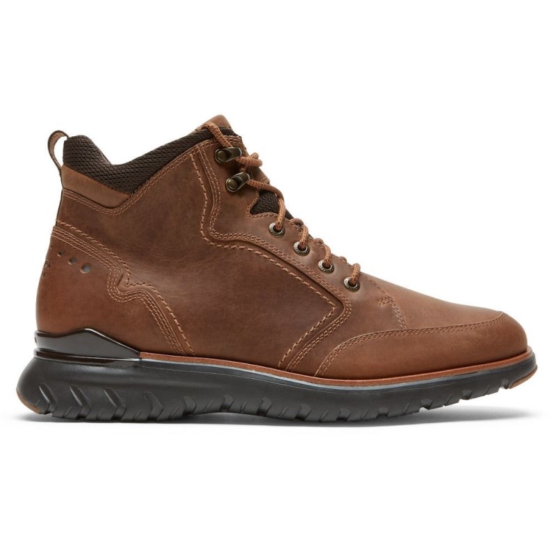 Men Rockport Total Motion Sport Waterproof Boots Brown USA | HH9-99389