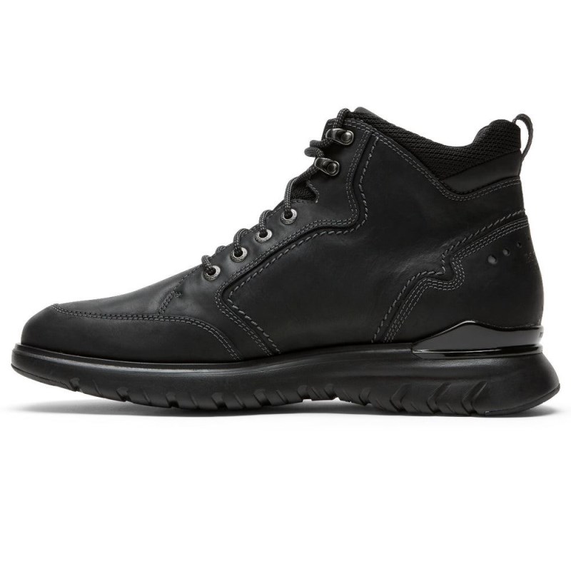 Men Rockport Total Motion Sport Waterproof Boots Black USA | YM7-74597