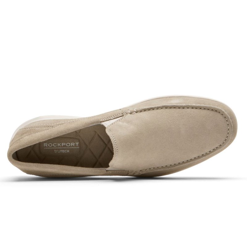 Men Rockport Trenton Loafers Grey USA | OR7-20562