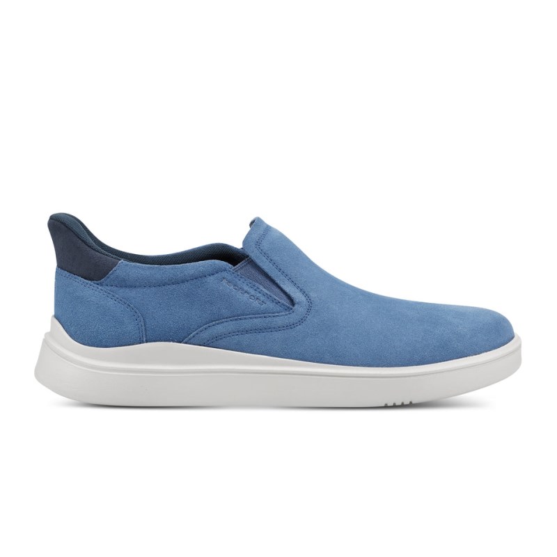 Men Rockport Tristen Step Activated Slip On Sneakers Light Blue USA | KT7-10381