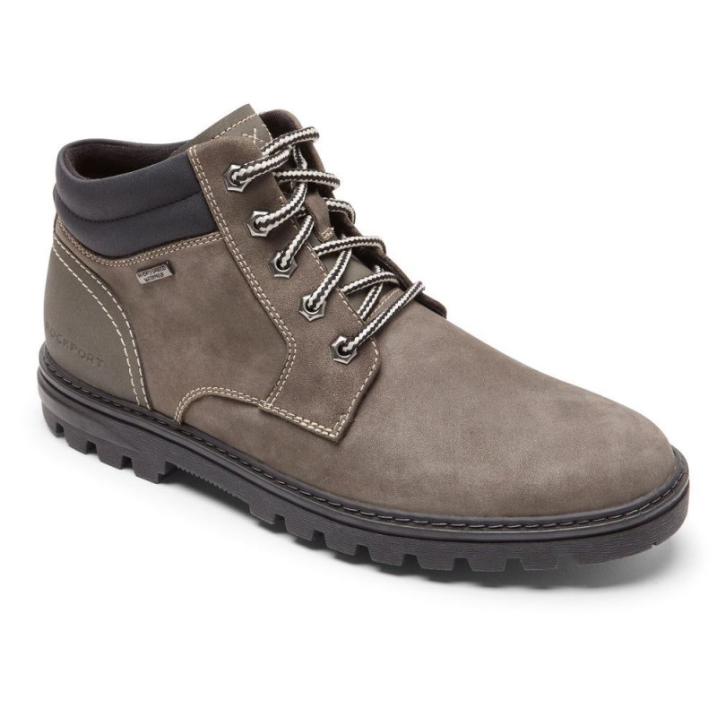 Men Rockport Weather OR Not Waterproof Boots Grey Brown USA | XI8-54625