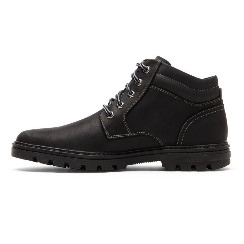 Men Rockport Weather OR Not Waterproof Boots Black USA | PR7-78997