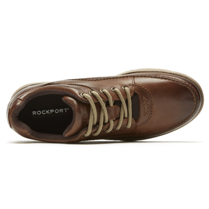 Men Rockport World Tour Classic Walking Shoes Brown USA | JW3-71477