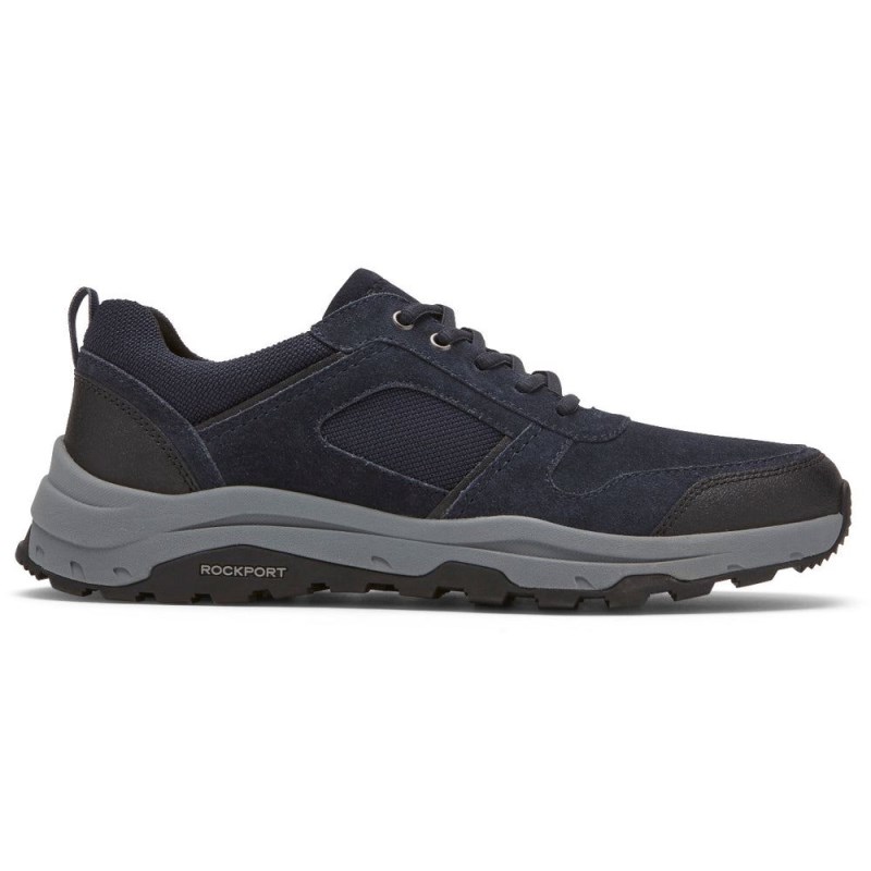 Men Rockport XCS Birchfield Ubal Trekker Sneakers Navy USA | VS1-03360