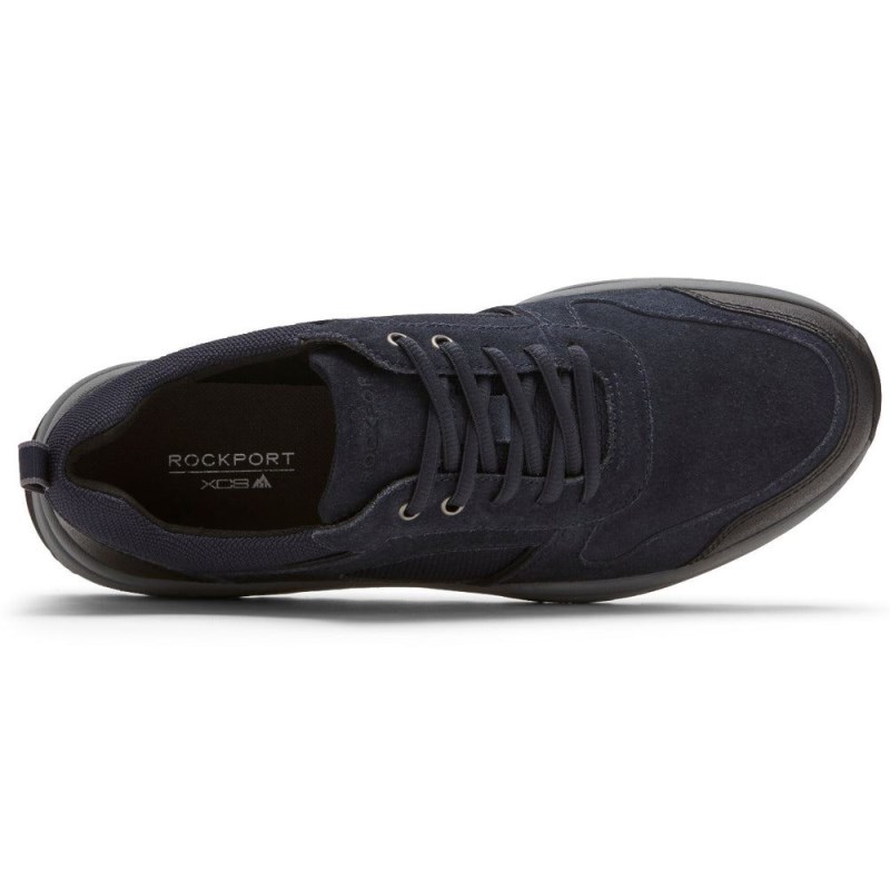 Men Rockport XCS Birchfield Ubal Trekker Sneakers Navy USA | VS1-03360