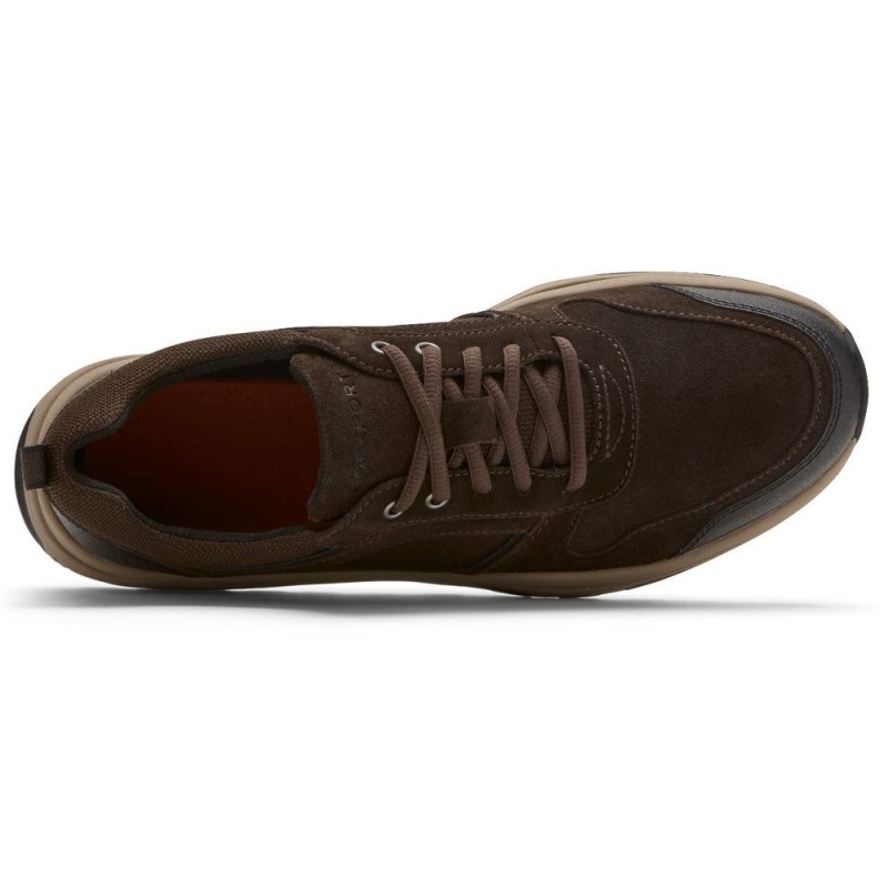 Men Rockport XCS Birchfield Ubal Trekker Sneakers Dark Brown USA | DK8-39673