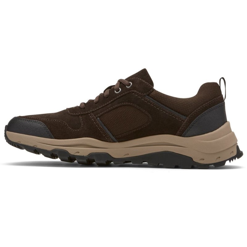 Men Rockport XCS Birchfield Ubal Trekker Sneakers Dark Brown USA | DK8-39673