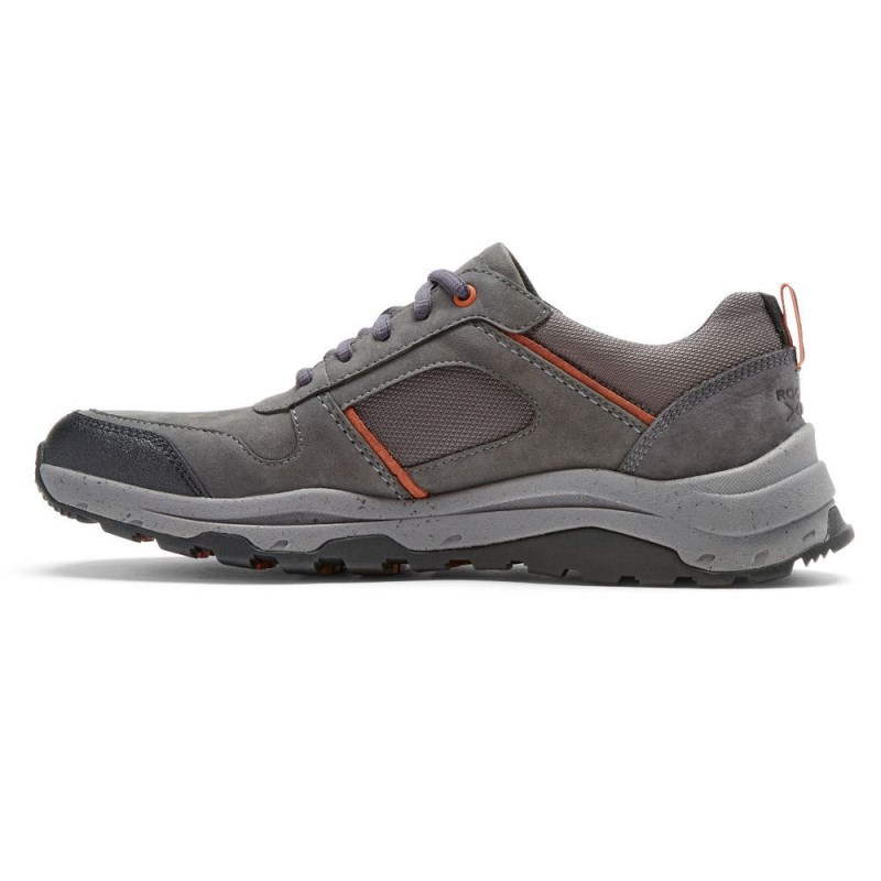 Men Rockport XCS Pathway Waterproof Ubal Trekker Sneakers Grey USA | WX9-33593