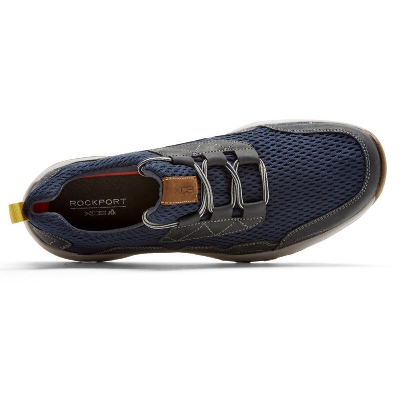 Men Rockport XCS Spruce Peak Slip-On Sneakers Navy USA | DA4-13591