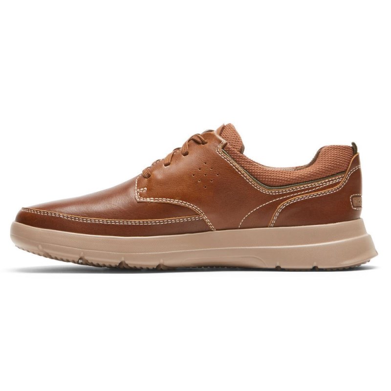 Men Rockport truFLEX Cayden Plain Toe Sneakers Brown USA | WA4-03690