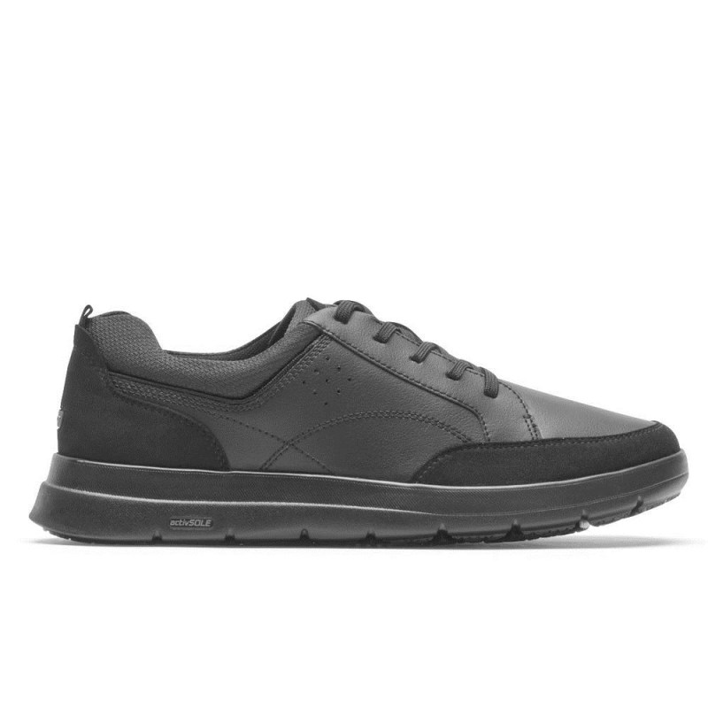 Men Rockport truFLEX Cayden Sneakers Black USA | ZS0-82748