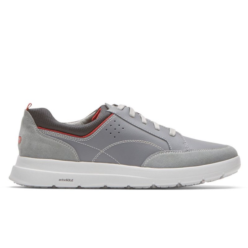 Men Rockport truFLEX Cayden Sneakers Grey USA | BZ9-98959