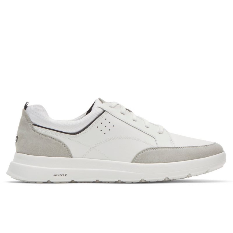 Men Rockport truFLEX Cayden Sneakers White USA | MR1-95969