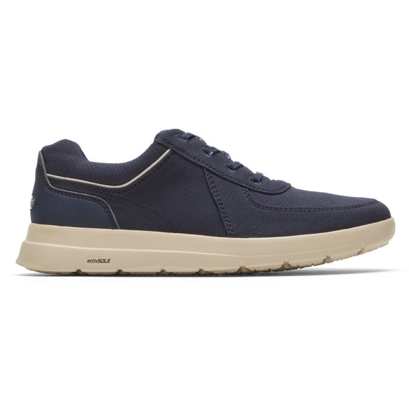 Men Rockport truFLEX Cayden Ubal Sneakers Navy USA | JW9-31783