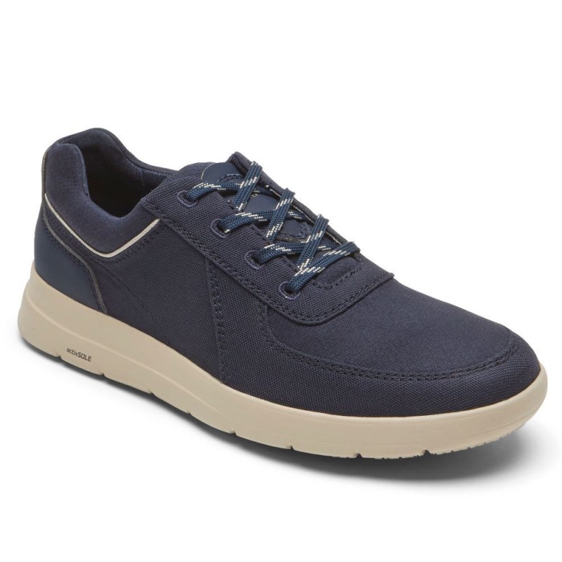 Men Rockport truFLEX Cayden Ubal Sneakers Navy USA | JW9-31783