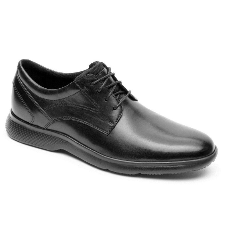 Men Rockport truFLEX DresSports Oxford Shoes Black USA | SG9-35423