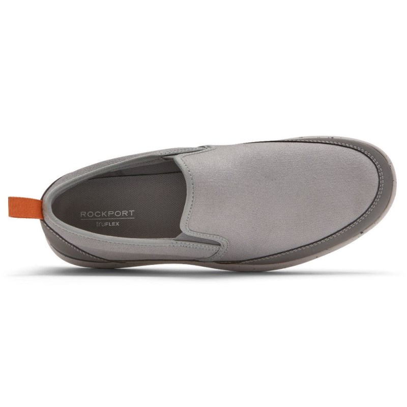 Men Rockport truFLEX Fly Mudguard Slip-On Loafers Grey Multi USA | RW2-21062