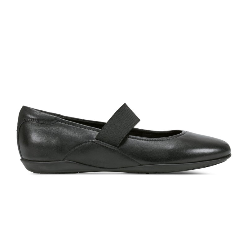 Women Rockport Aver Mary Jane Ballet Flats Black USA | UI0-93009