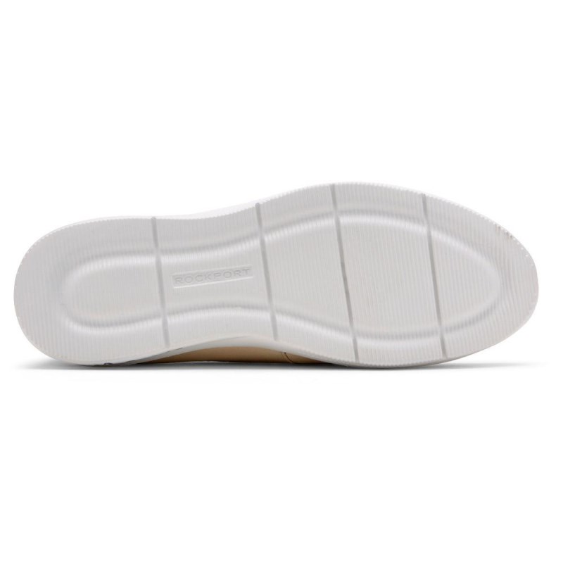 Women Rockport Ayva Washable Loafers Cream USA | KY4-81878