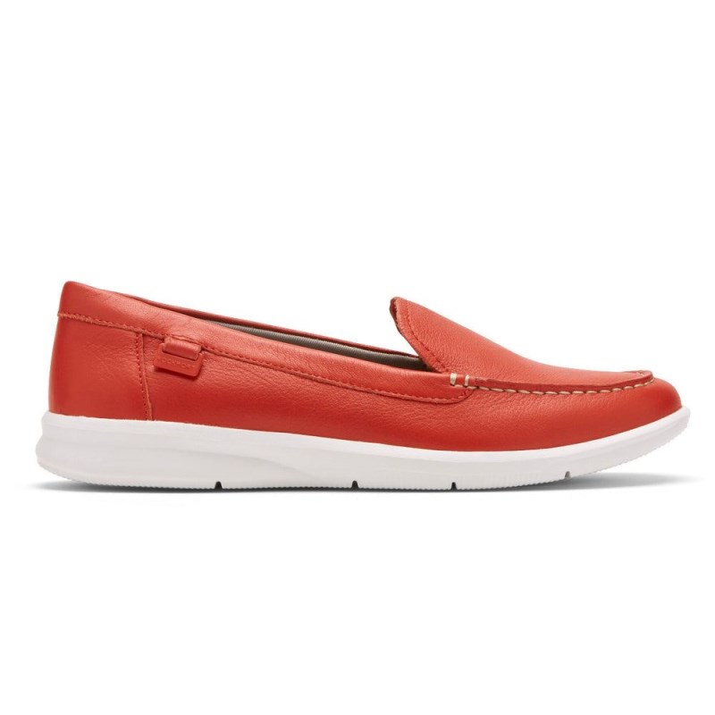 Women Rockport Ayva Washable Loafers Red USA | EP0-49374