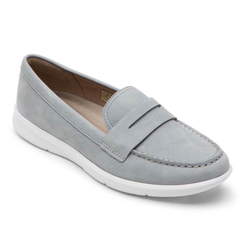 Women Rockport Ayva Washable Penny Loafers Blue USA | BS5-45694