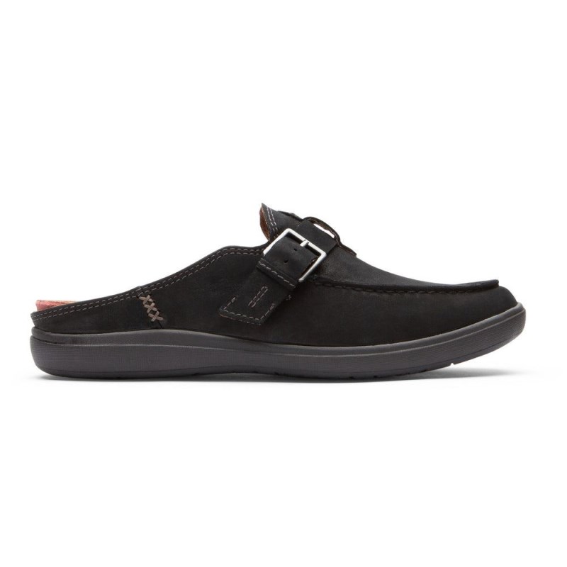 Women Rockport Bailee Slide Loafers Black USA | IW4-63406