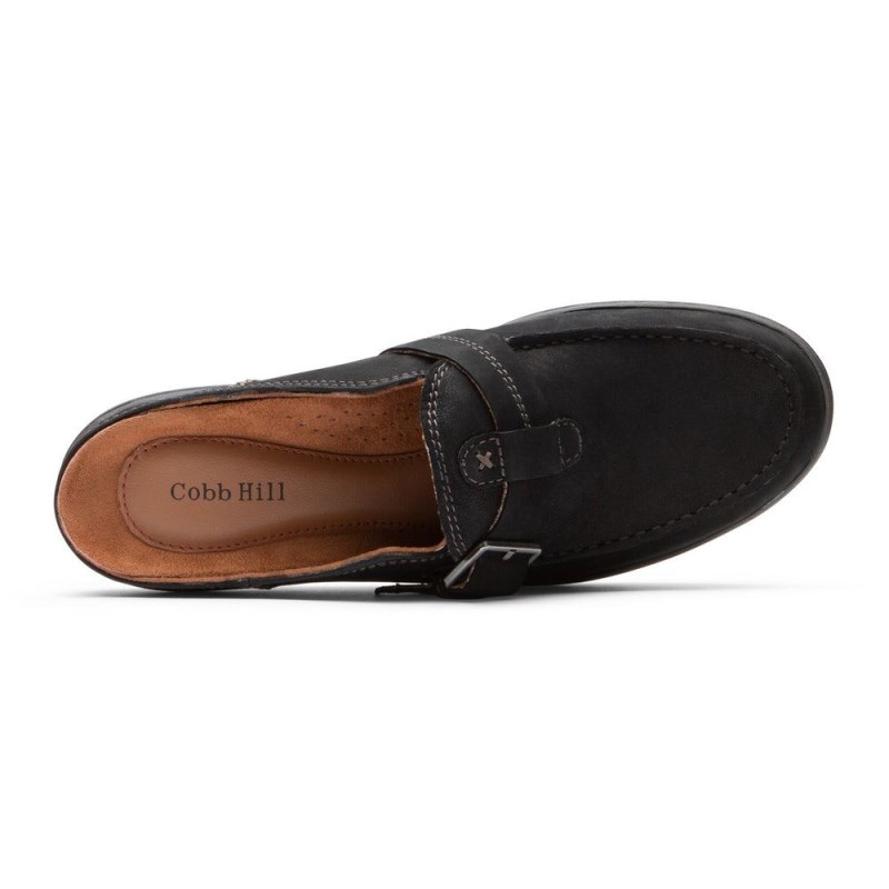 Women Rockport Bailee Slide Loafers Black USA | IW4-63406