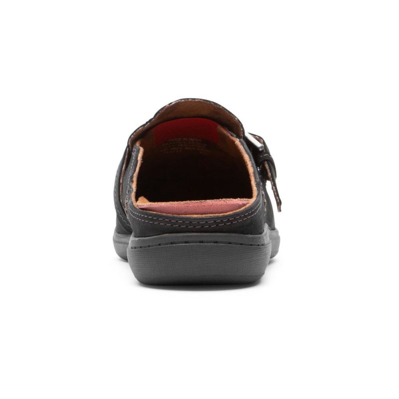 Women Rockport Bailee Slide Loafers Black USA | IW4-63406