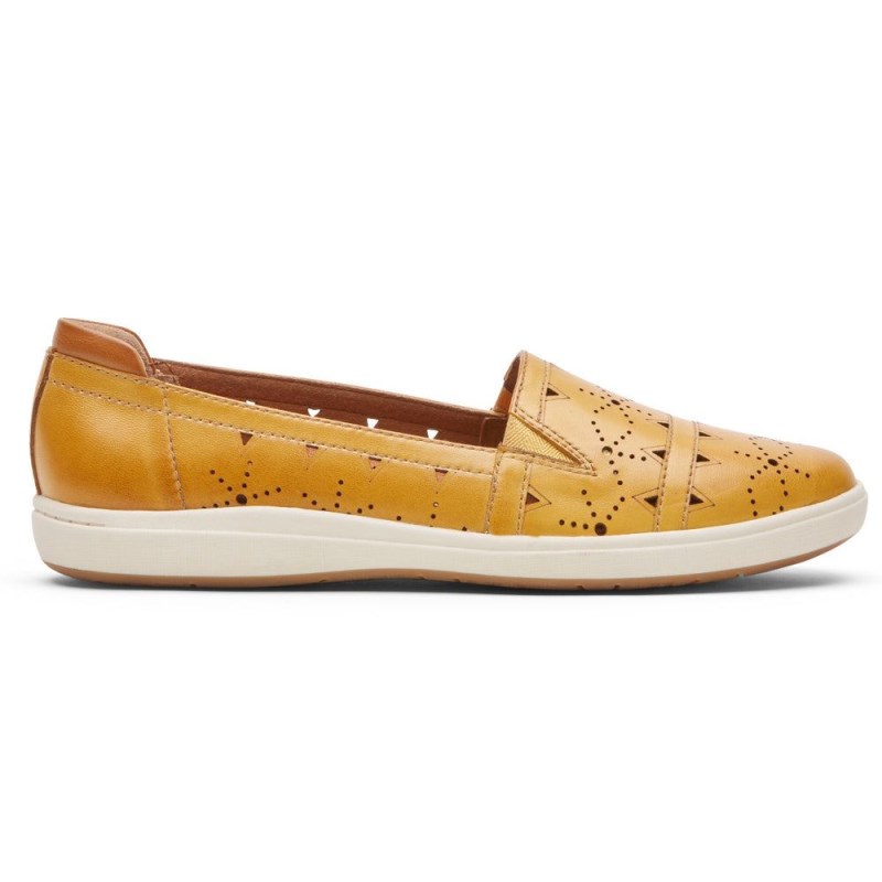 Women Rockport Bailee Slip Ons Yellow USA | DL8-99069