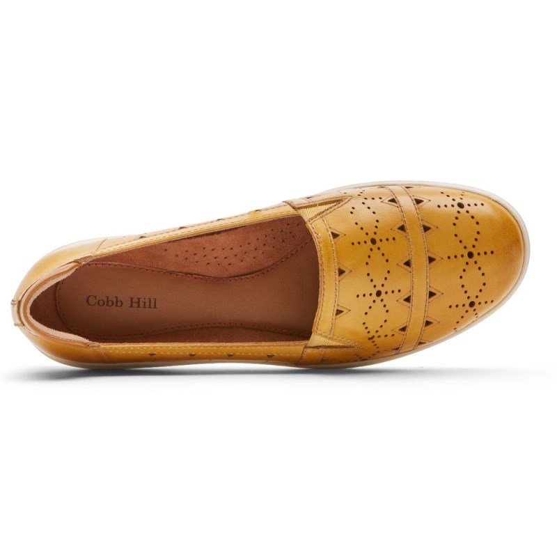 Women Rockport Bailee Slip Ons Yellow USA | DL8-99069