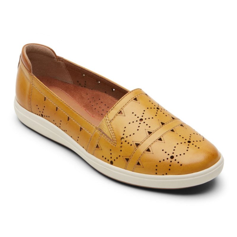 Women Rockport Bailee Slip Ons Yellow USA | DL8-99069