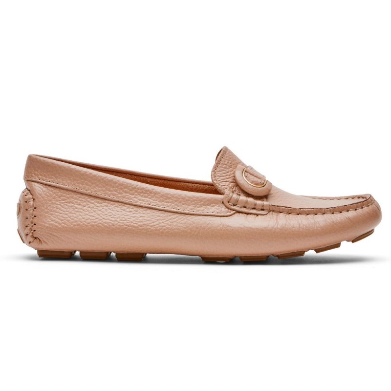 Women Rockport Bayview Ring Loafers Pink USA | AY6-28502