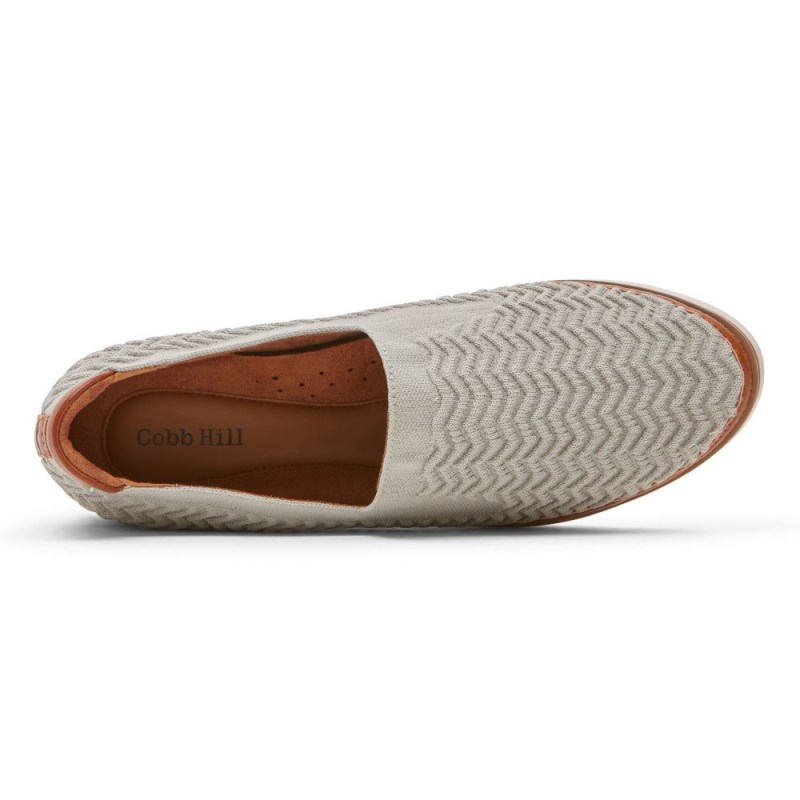 Women Rockport Camryn Slip Ons Grey USA | OE5-20892