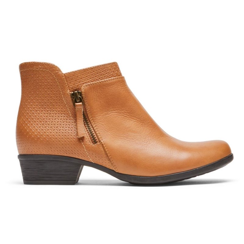 Women Rockport Carly Booties Brown USA | BN8-78947