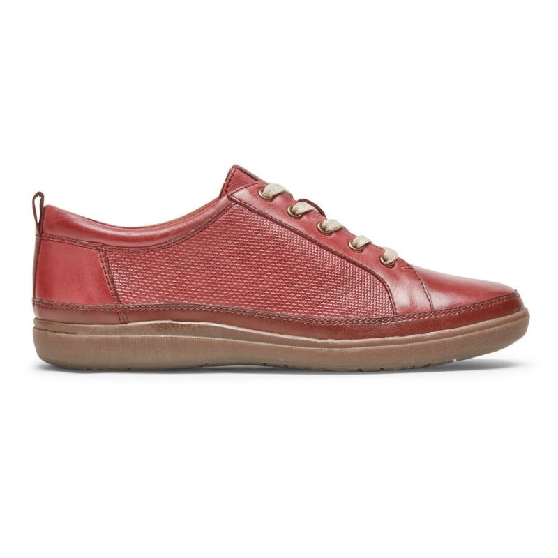 Women Rockport Cobb Hill Bailee Sneakers Red USA | IU1-15701