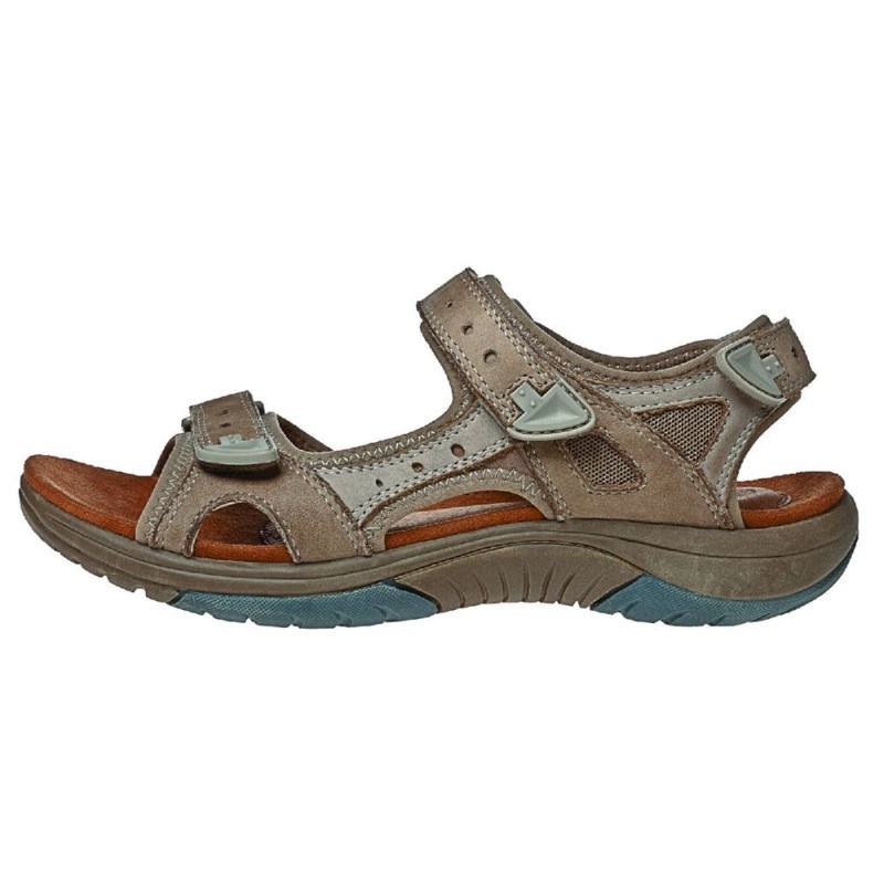 Women Rockport Fiona Adjustable Sandals Grey Brown USA | RY1-39683