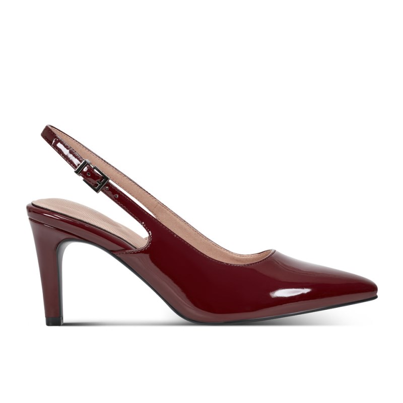 Women Rockport Jolie Total Motion Dress Pumps Dark Red USA | SS9-03180